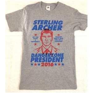 Sterling Archer President Danger Zone 2016 T-Shirt